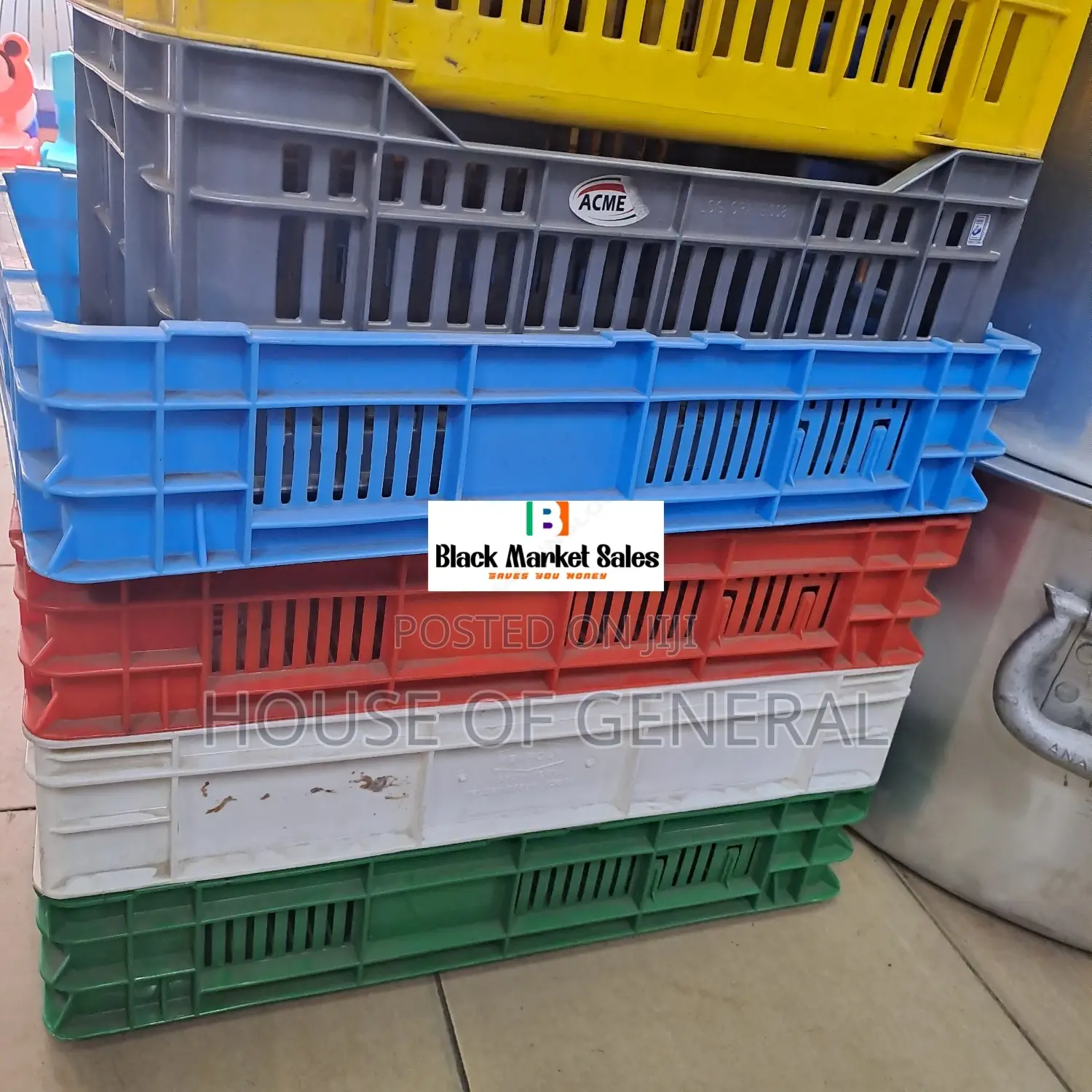 Half Plastic Crates