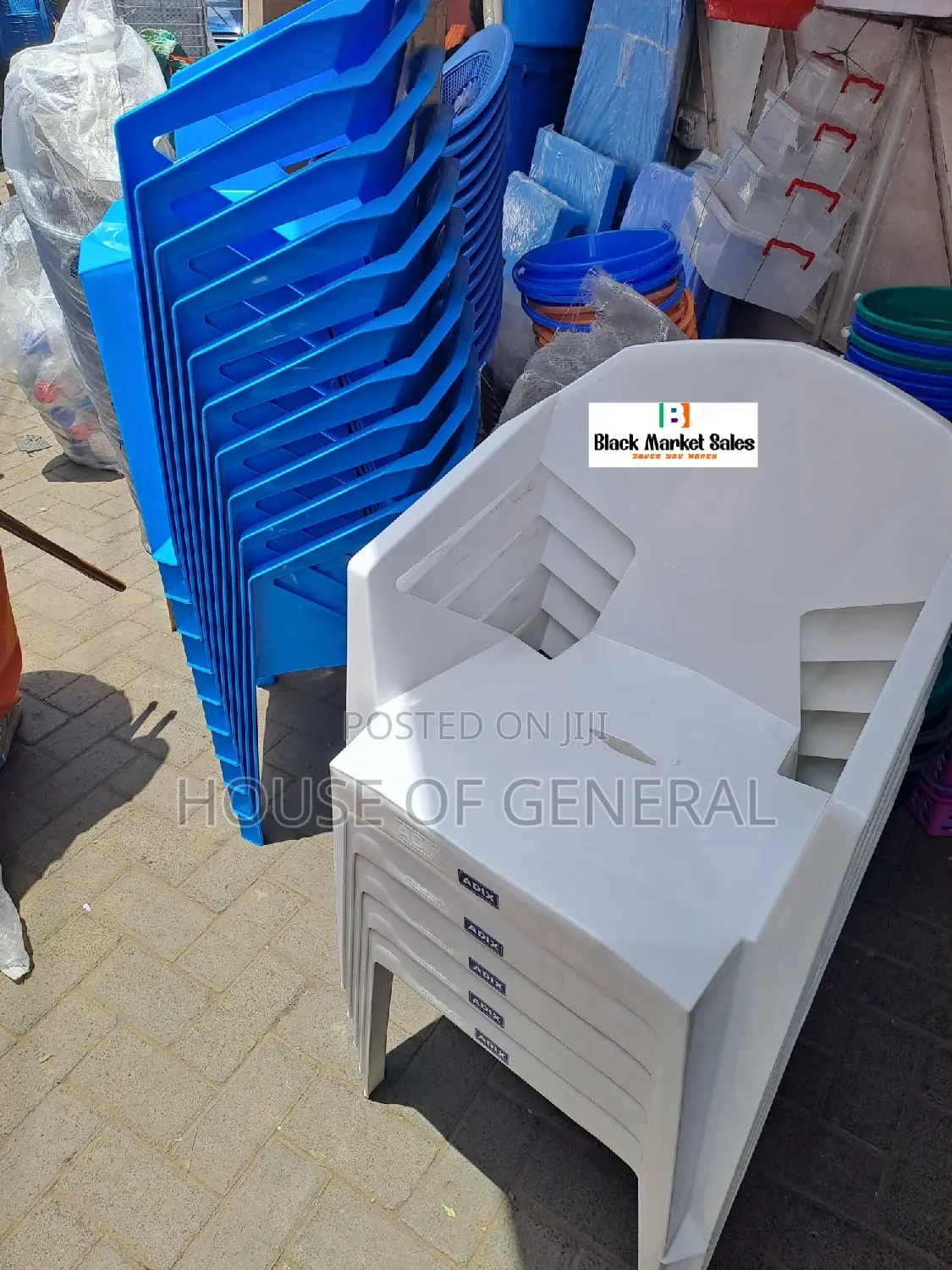 White Adix Diamond Plastic Chair