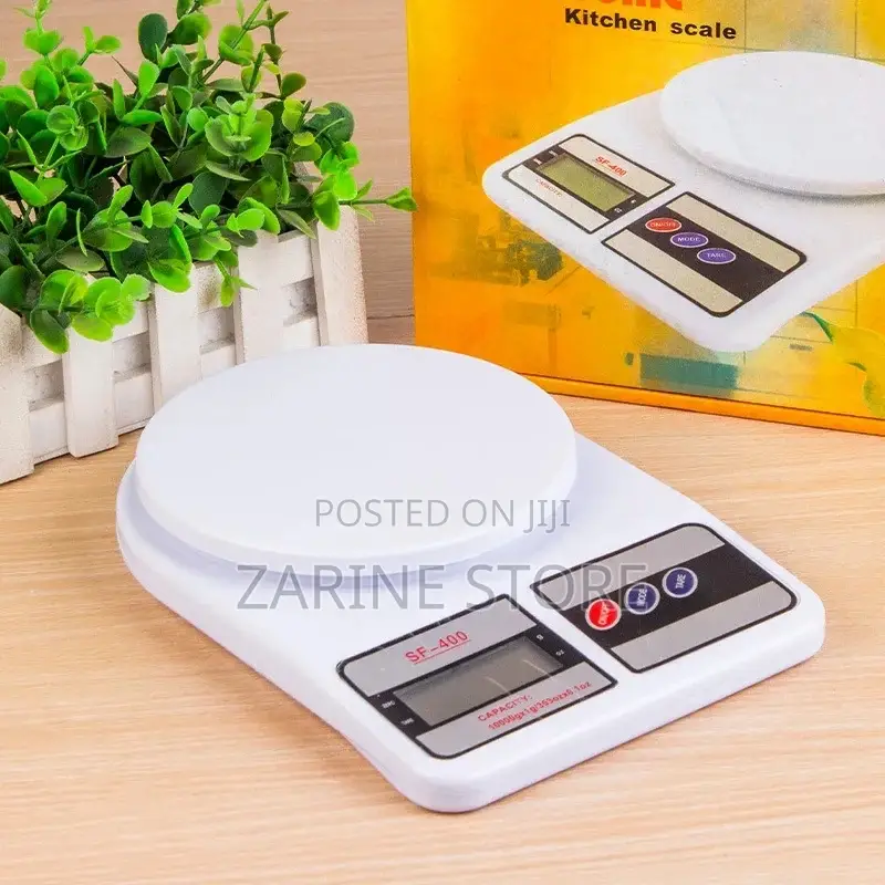 SF-400 Digital Kitchen Scale + Batteries - Upto 10kgs