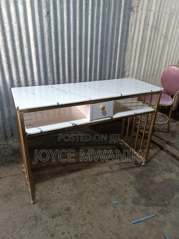 Manicure Marble Table Double 4 Seater - thumbnail 4