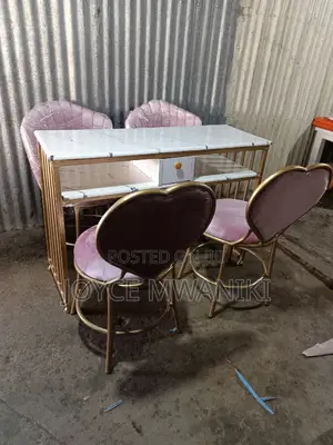 Manicure Set, With 2 Love Seats and 2 Flower Seats.