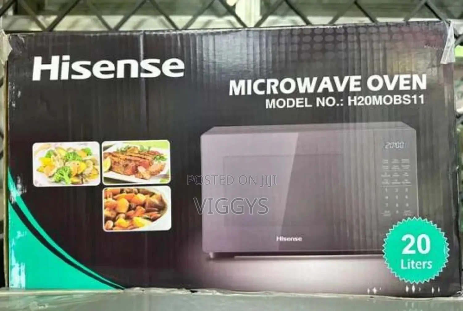 Hisense Black Microwave