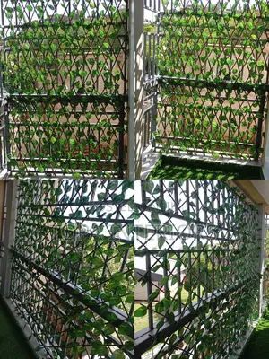 Artificial Dark Green Privacy Fence Artificial Ivy Fence