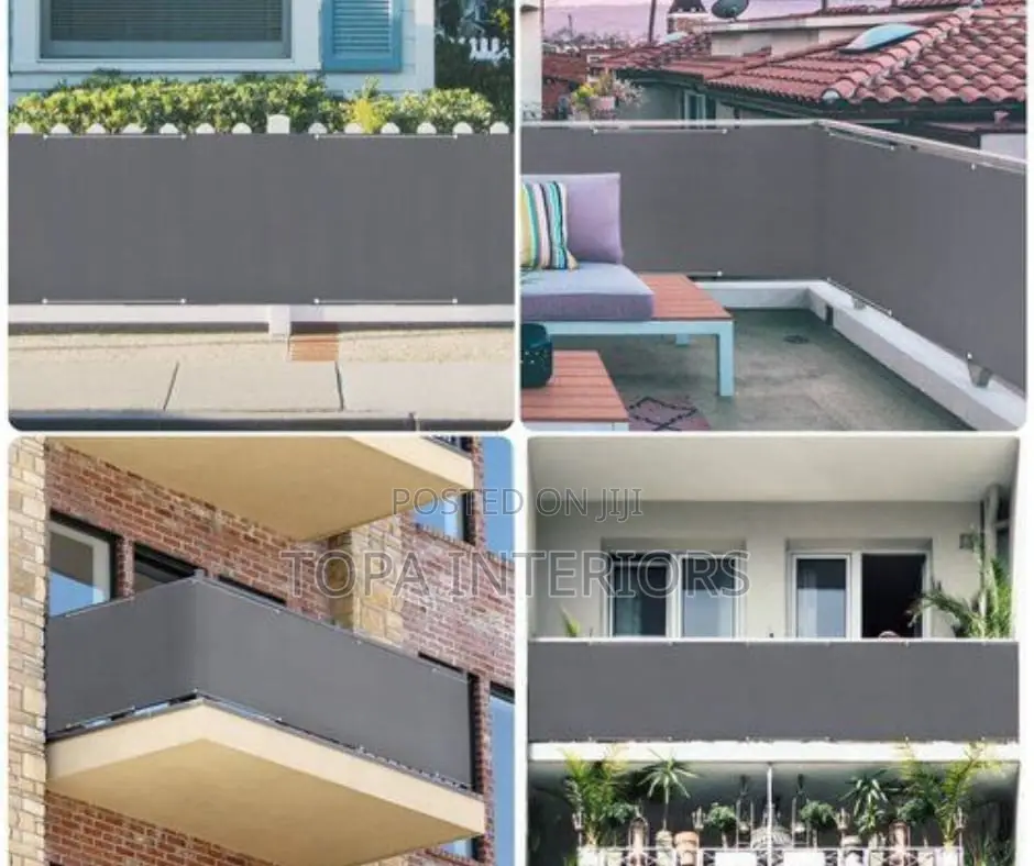 Balcony Privacy Cover and Dust Trap Privacy Shield Fence