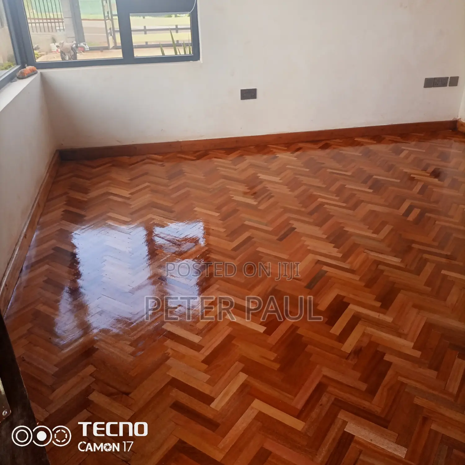 Evident Transformation Center In Wooden Floor