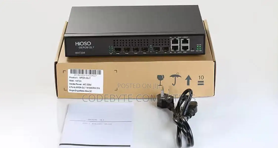 Hioso Olt 4 Ports Switch Olt 4 Port`~^ Olt 4 Ports