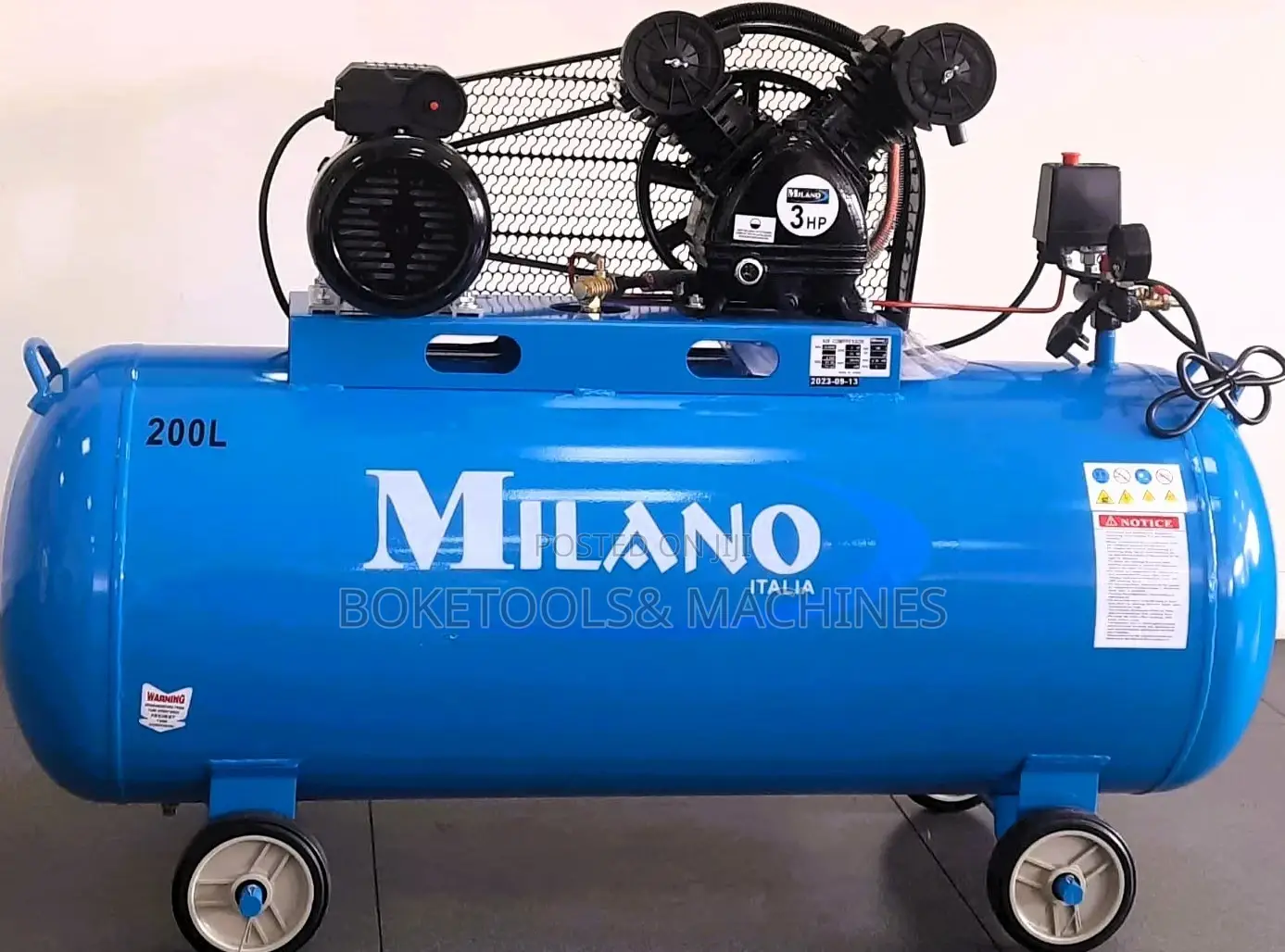 Milano Italia Electric or Belt Driven *Three Phase 300L