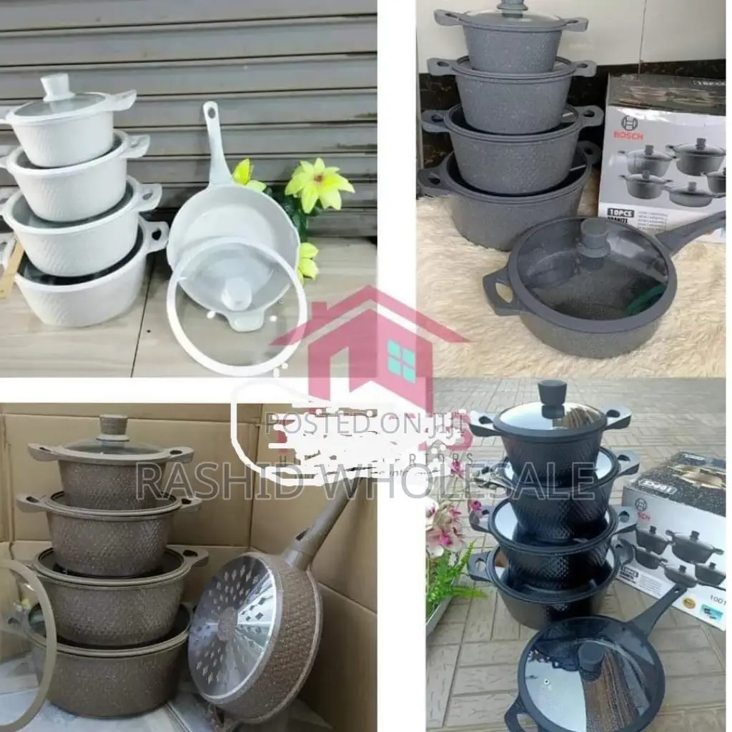 11 PCS Silicon Bosch Black