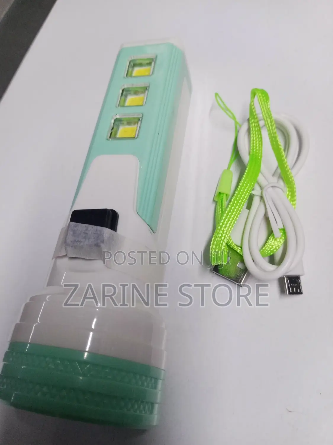 Rechargeable Torch And Also Solar Charging.