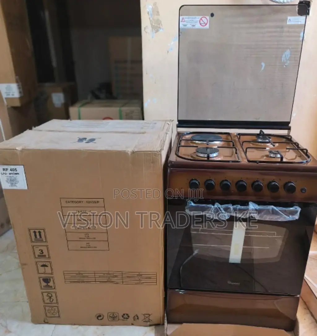 Ramtons RF/405 3G+1E 60X60 Standing Cooker Electric Oven.