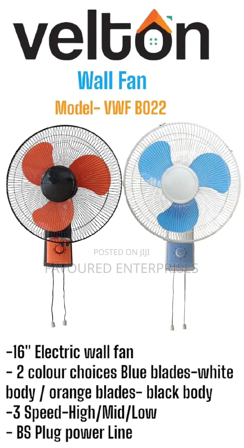 VELTON 16” Wall Cooling Fan