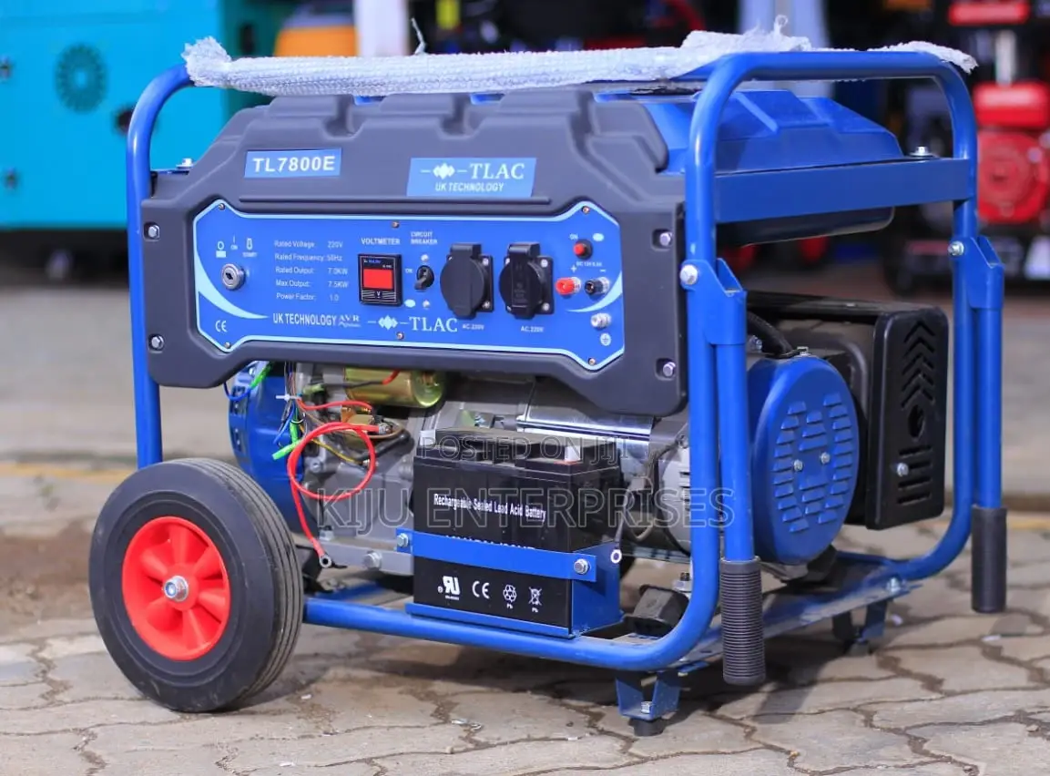 7.8kva Petrol Powered Generator Tlac Brand