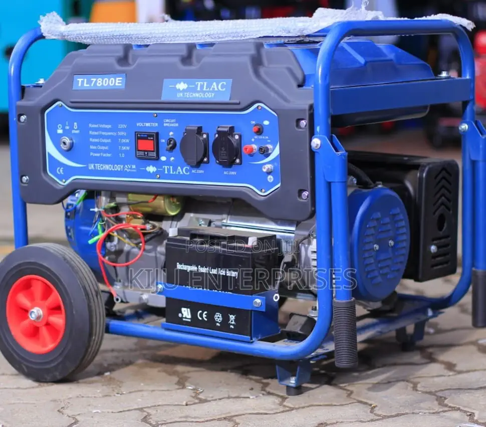7.8kva Petrol Powered Generator Tlac Brand