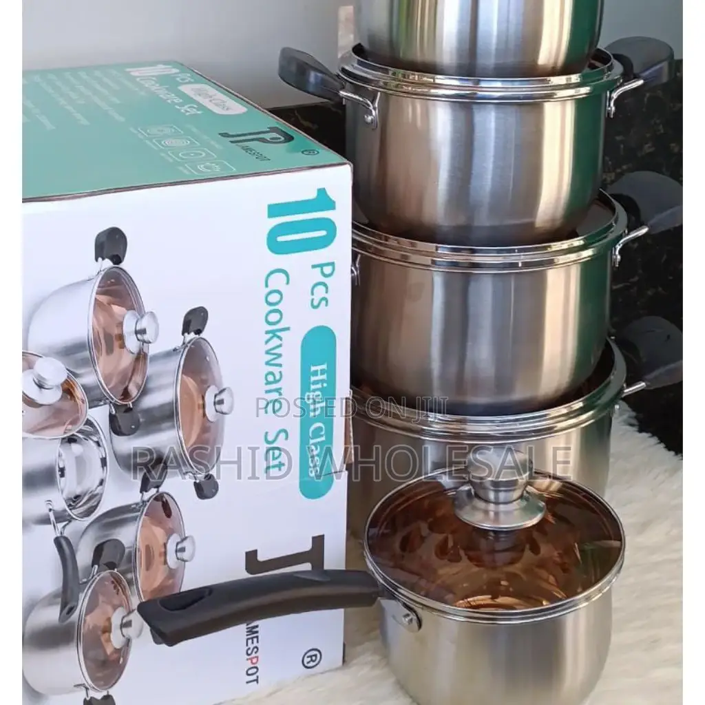 ✓ New Jp 10 PCS Cookware