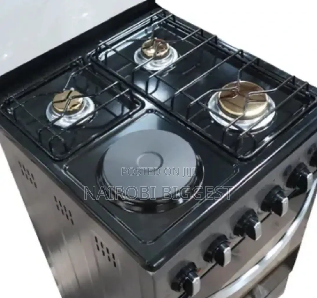Nunix 50×55 3gas +1 Electric Standing Cooker