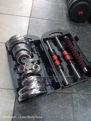 20kg Adjustable Dumbbell Barbell Set Cast Iron