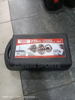 20kg Adjustable Dumbbell Barbell Set Cast Iron