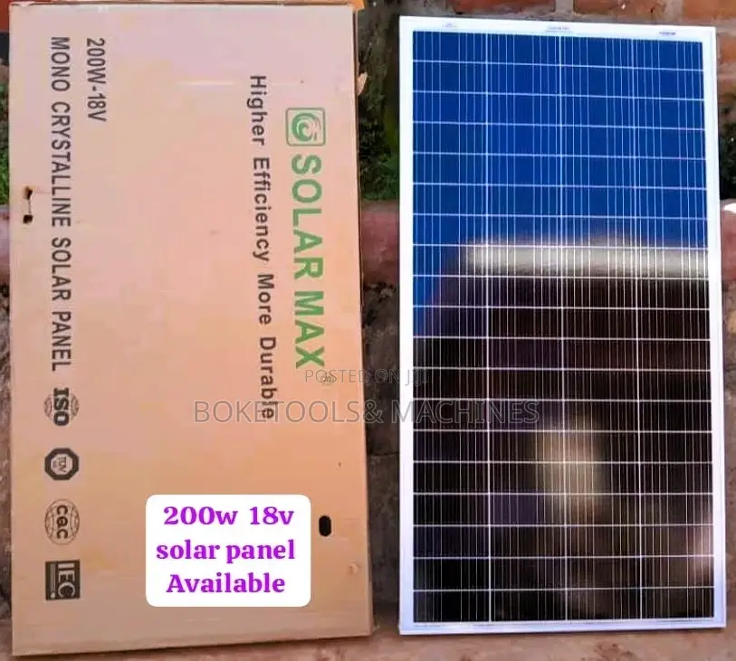 Solarmax Mono Crystalline Solar Panel 200w 36v