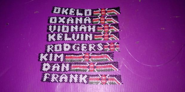 Kenyan Beaded Bangles - main view