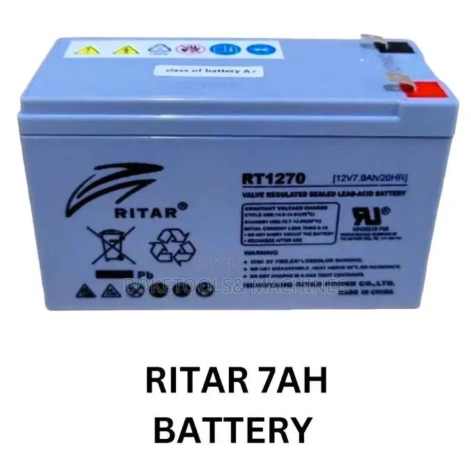 Ritar Backup Solar Battery 12v 7ah