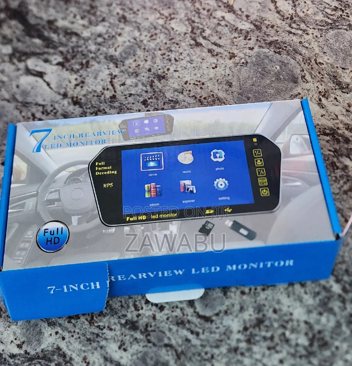 7 Inch Rear View Screen Monitor