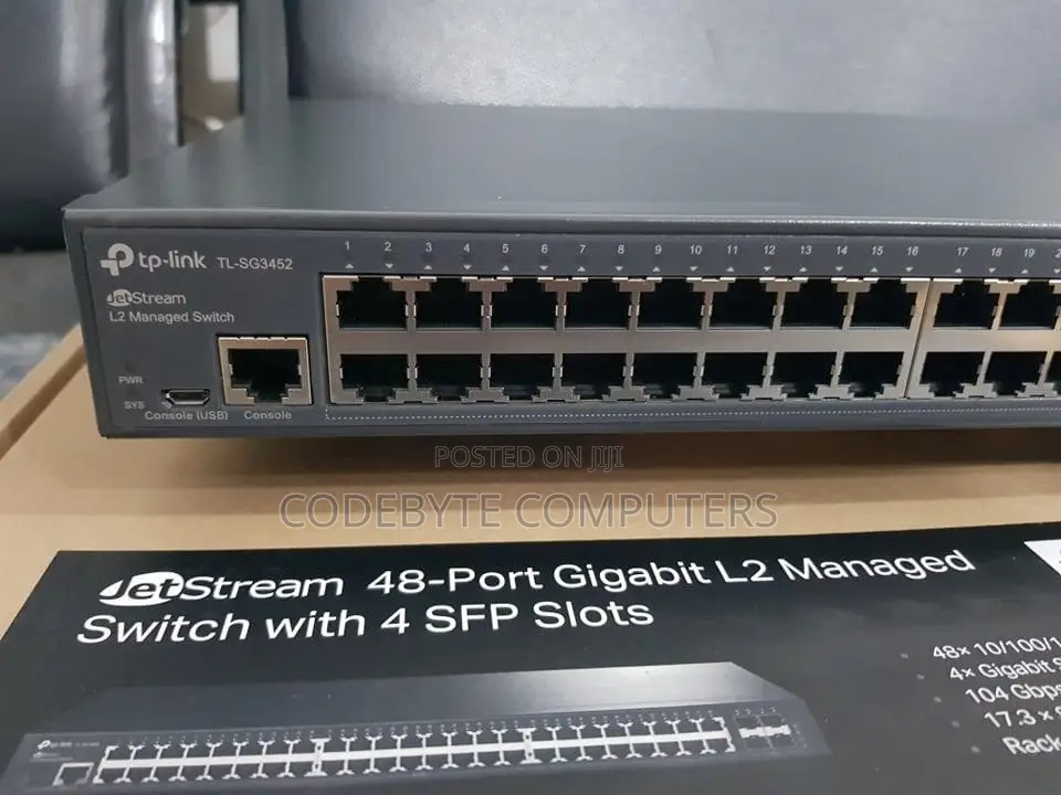 Tl Sg3452p Tp-link 48 Port Tl Sg3452p Gigabit 48 Port Poe+