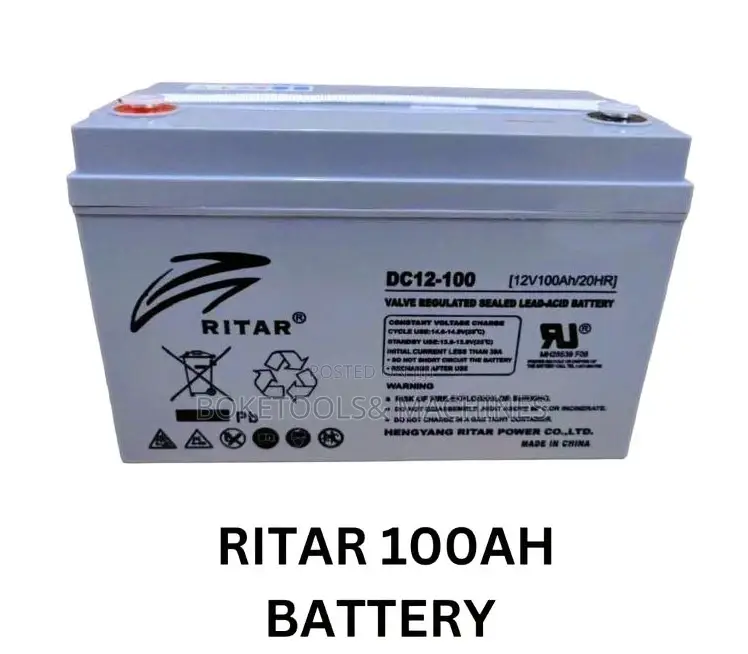 Original Ritar 12v 100ah Battery 20hr Heavy-Duty
