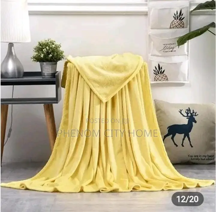 Plain Coral Fleece Throw Blankets