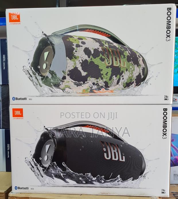 JBL Boombox 3 Black Portable Bluetooth Speaker - main view