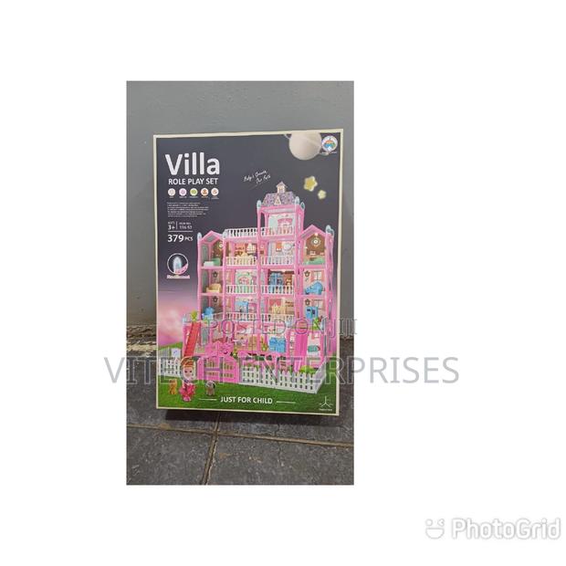 Dollhouse With Furnitures Wooden House Toys for Child - main view