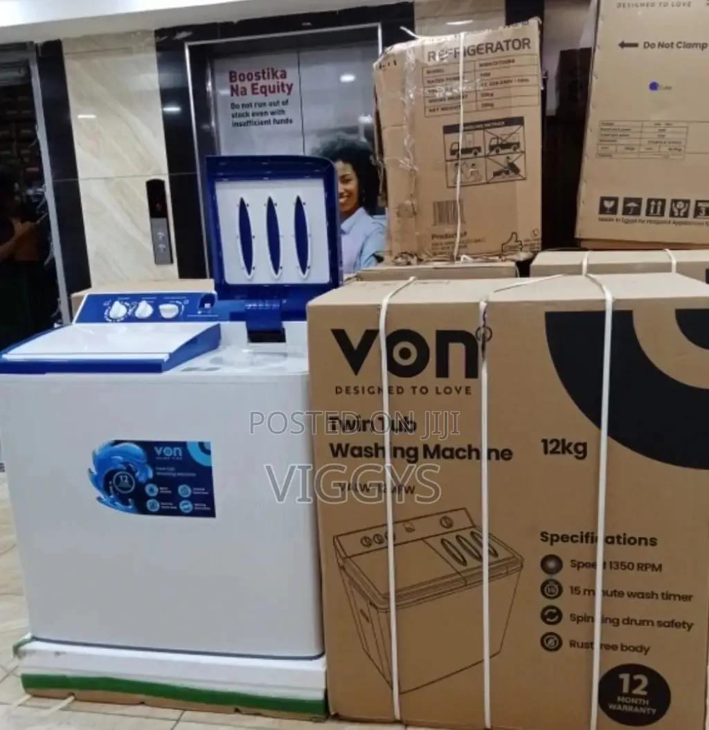 12kg Von Washing Machine