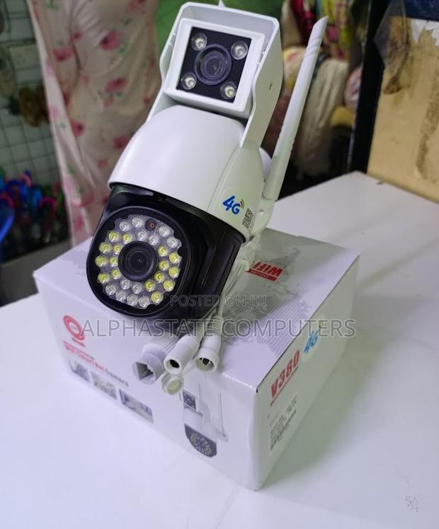 4G Dual Len Quality Camera PTZ Camera Simcard 4G PTZ Camera*