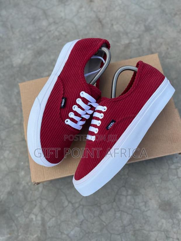 Maroon Vans of the Wall Double Sole - main view