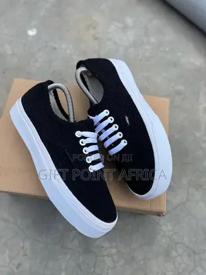Vans of the Wall Black in Color Unisex Double Sole