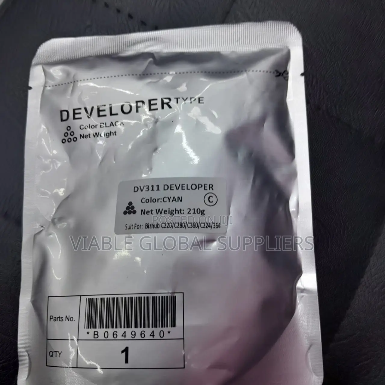 Dv 311 Cyan Developer for Konica Minolta Bizhub