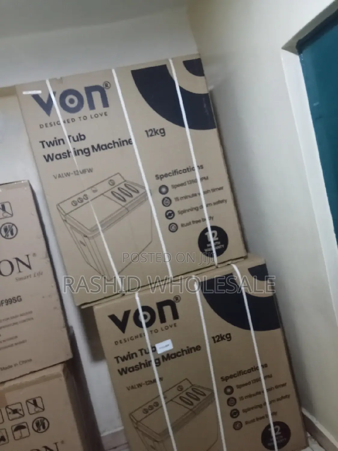 12kgs Von Washing Machine