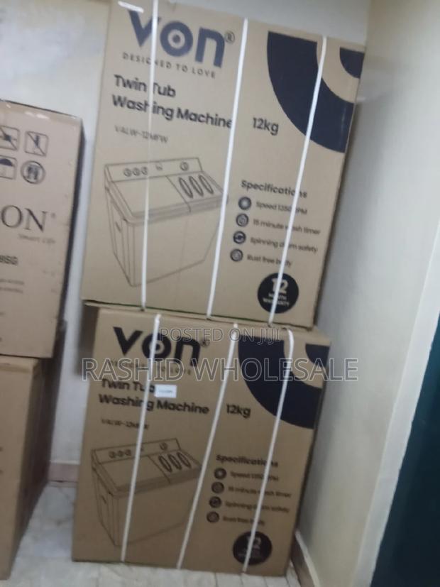 12kgs Von Twin Tub Washing Machine