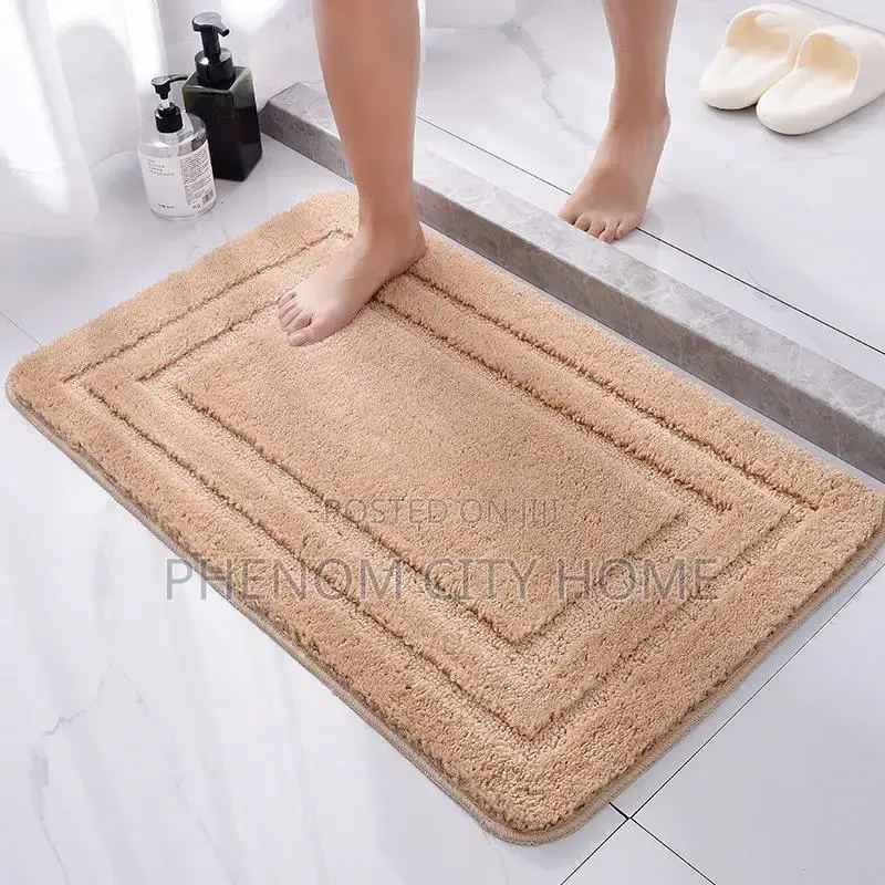 Flocking Micro Fiber Bathroom Mats