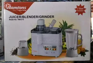 Rm278 Ramtons Juice/Blender/Grinder 500w 3 in 1