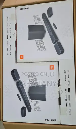 JBL Bar 1000 With Detachable Surround Speakers, Multibeam,