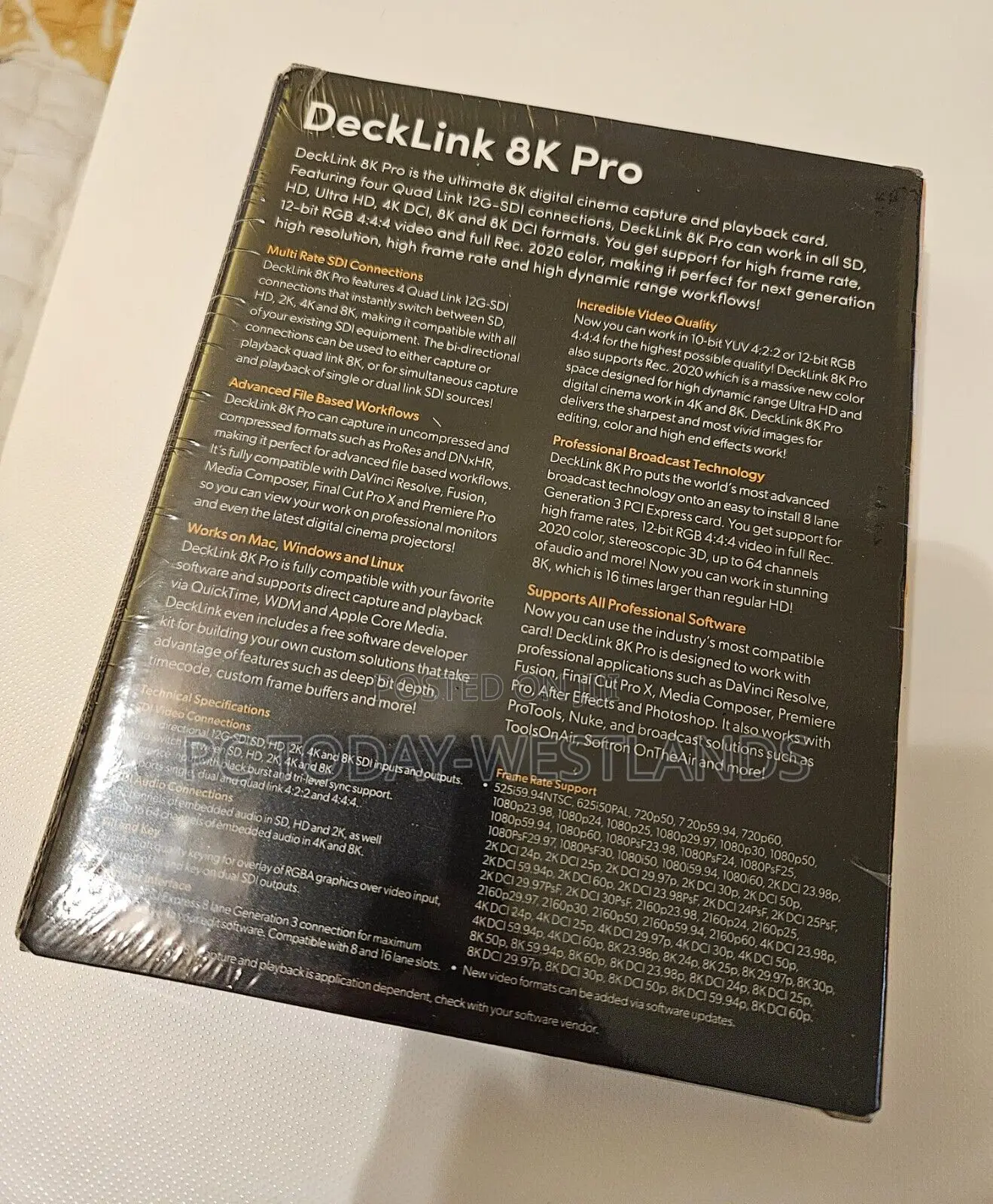 BLACKMAGIC DESIGN Decklink Pro Cinema 12G Capture Card