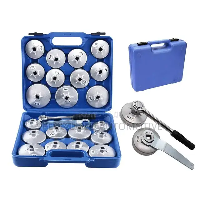 Vehicle Oil Filter Removal and Fitting Cap Wrench Kit
