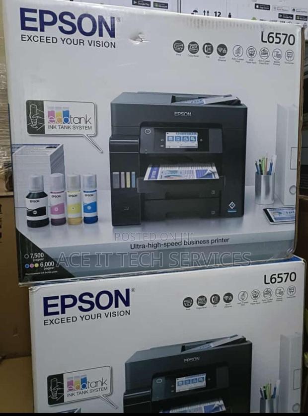 Ecotank L6570 Wi-Fi Duplex Multifunction ADF Inktank Printer - main view