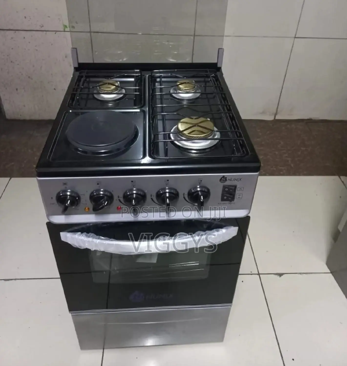 Amazing Nunix 3+1 Standing Cooker 50 by 55 Electric Oven