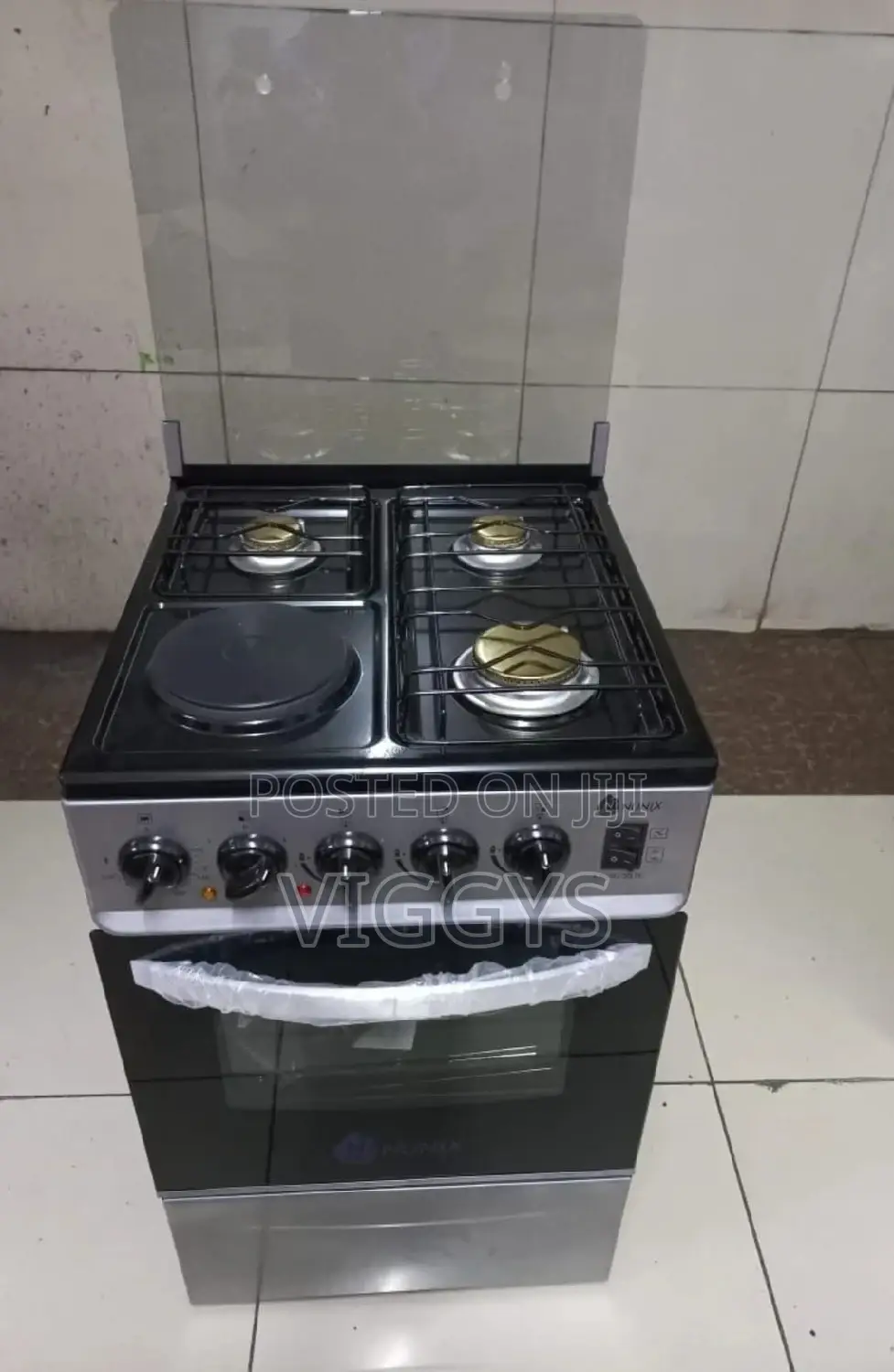 Classic Nunix 3+1 Standing Cooker 50 by 55 Electric Oven