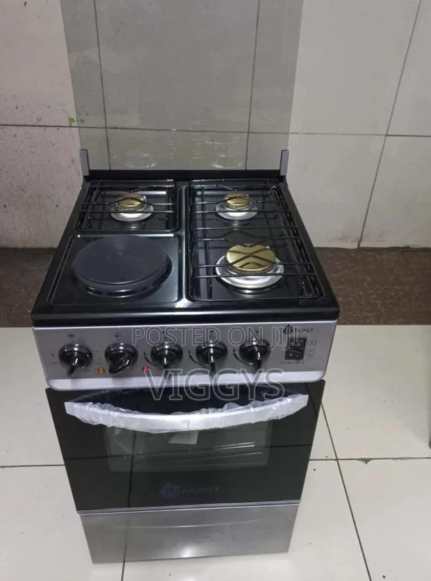 Nunix 3+1 Standing Cooker 50 by 55 Electric Oven