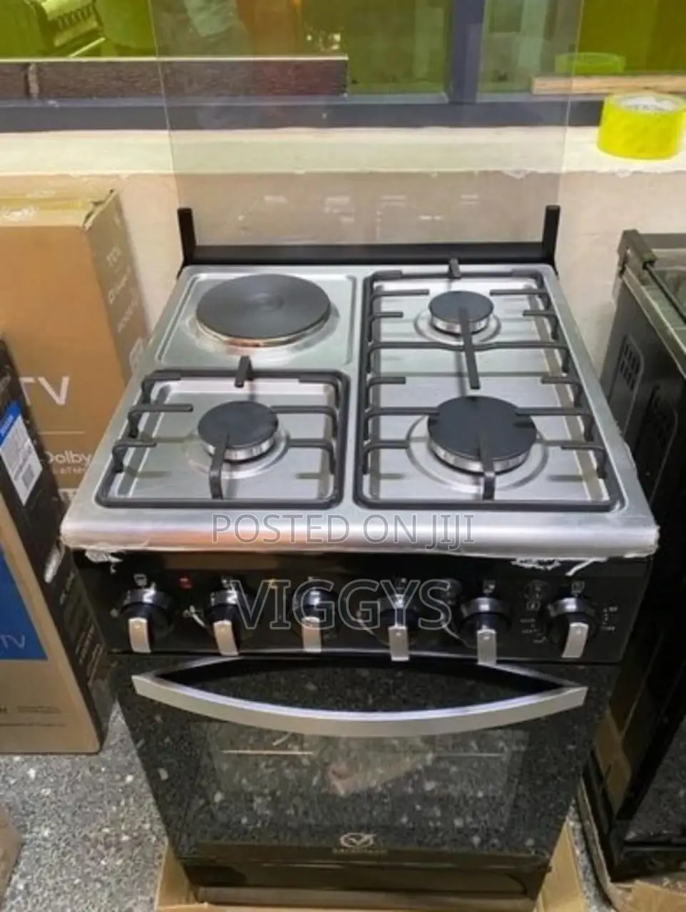 Classic Saratech 3+1 Standing Cooker 50 by 55 Electric Oven
