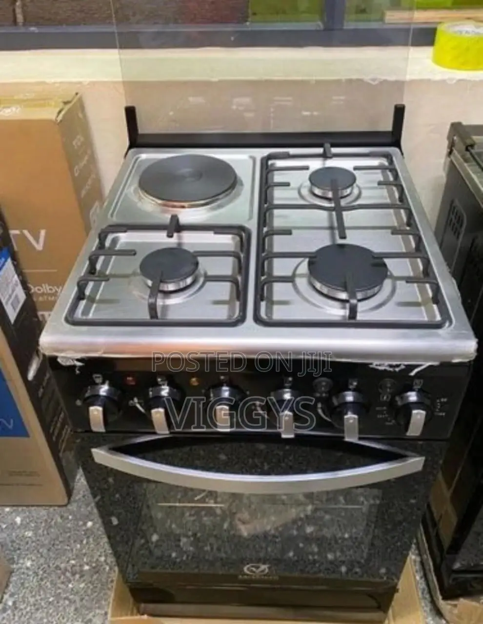 Original Saratech 3+1 Standing Cooker 50 by 55 Electric Oven