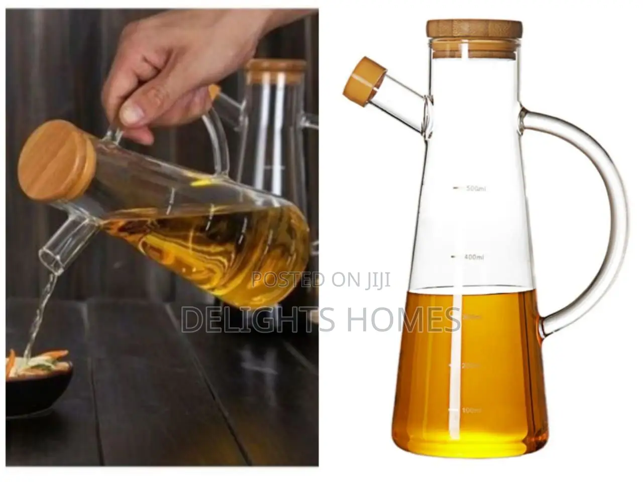 Oil Jar With Bamboo Lid._alp