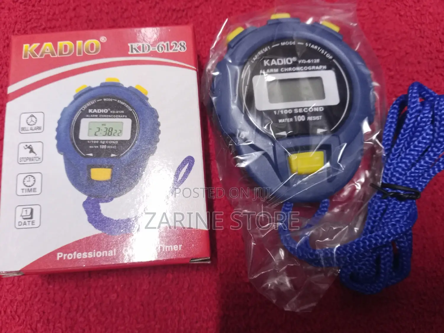 Kadio Kd-6128 Start/Stop Watch, Bell Alarm Quartz